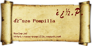 Ősze Pompilla névjegykártya